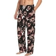 thumbnail image 2 of Daiia Butterfly Men's Sleep Pant with Pockets and Drawstring,Pajama Pants-Large, 2 of 9