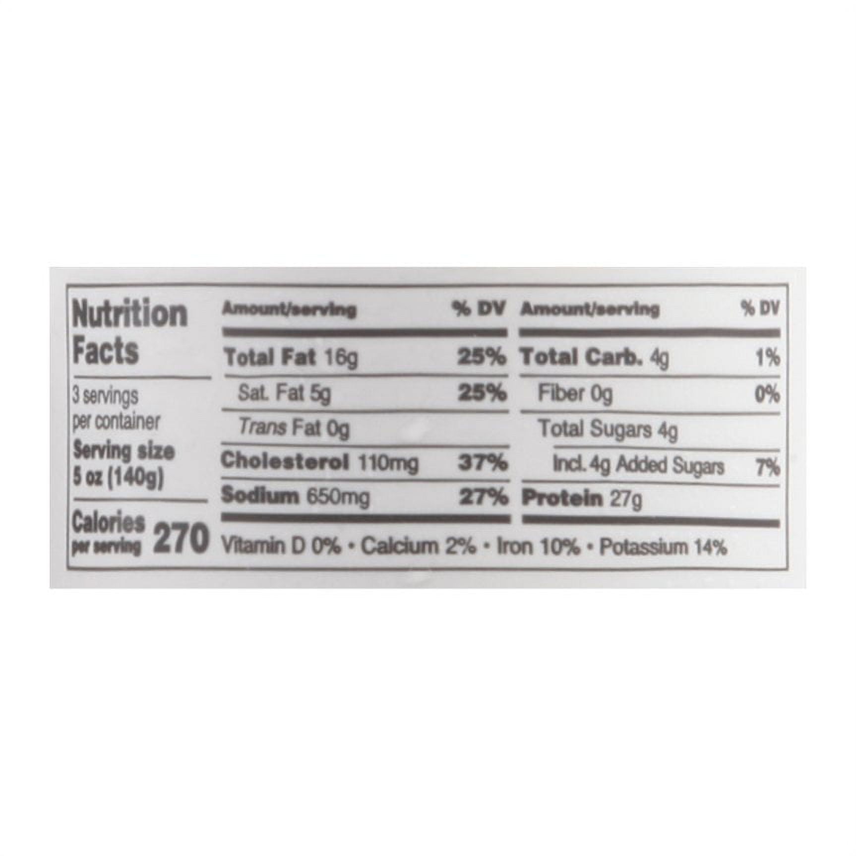 Brookwood Farms, Carolina Vinegar, Pork Barbeque, Packaged Meals, 16 oz (Fresh)