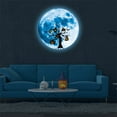 thumbnail image 4 of xiaxaixu Halloween Wall Sticker, Luminous Scarecrow Print PVC Decals Posters, 4 of 5
