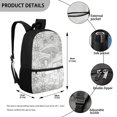 thumbnail image 5 of Uourmeti Polyester School Backpack Daypack with Mushroom Floral Pattern - Durable Large Capacity Bag for Students and Daily Travel, 5 of 6