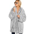 thumbnail image 1 of Manteau Wubby Gris Foncé/gris Clair/marron pour Femmes, 1 of 9