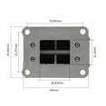 thumbnail image 3 of Motorcycle Carbon Fiber Reed Valve For V-Force CR125 NSR 1987-2000 2002 V Force Delta 2 Reed Valve Cage For HONDA, 3 of 6
