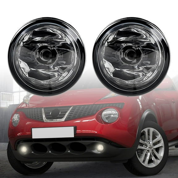 Astra Depot 2pcs Fog Lights w/ H11 Bulbs Real Glass Lens for Nissan Cube Juke Murano Quest Rogue Versa
