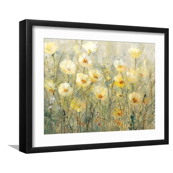 Art.com Summer in Bloom I Art Print by Tim O'toole, Black Frame Wall Art, 21" x 17"
