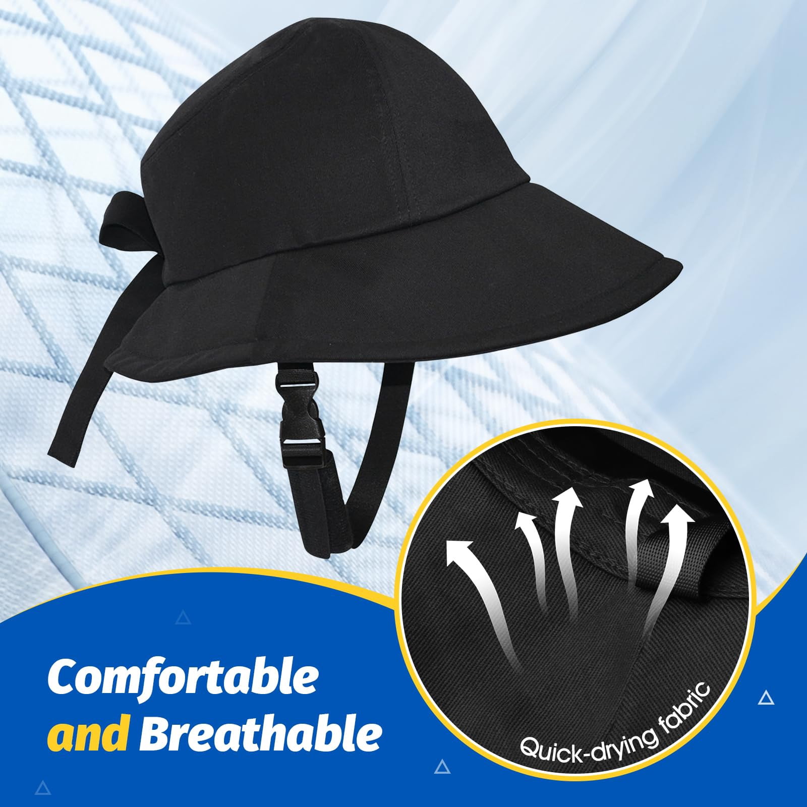 Hfnggwee Hat-Shaped Bicycle Helmet - Safety Certified Sun Hat Bike Helmet 58-60cm for Women & Men - Unisex Stylish Cycling Helmet for School & Commuting CJA513-193