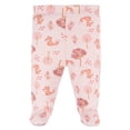 thumbnail image 3 of Gerber Essentials conjunto bebé 3 pzs rosa camisa pantalón gorra 0 a 6 meses, 3 of 4