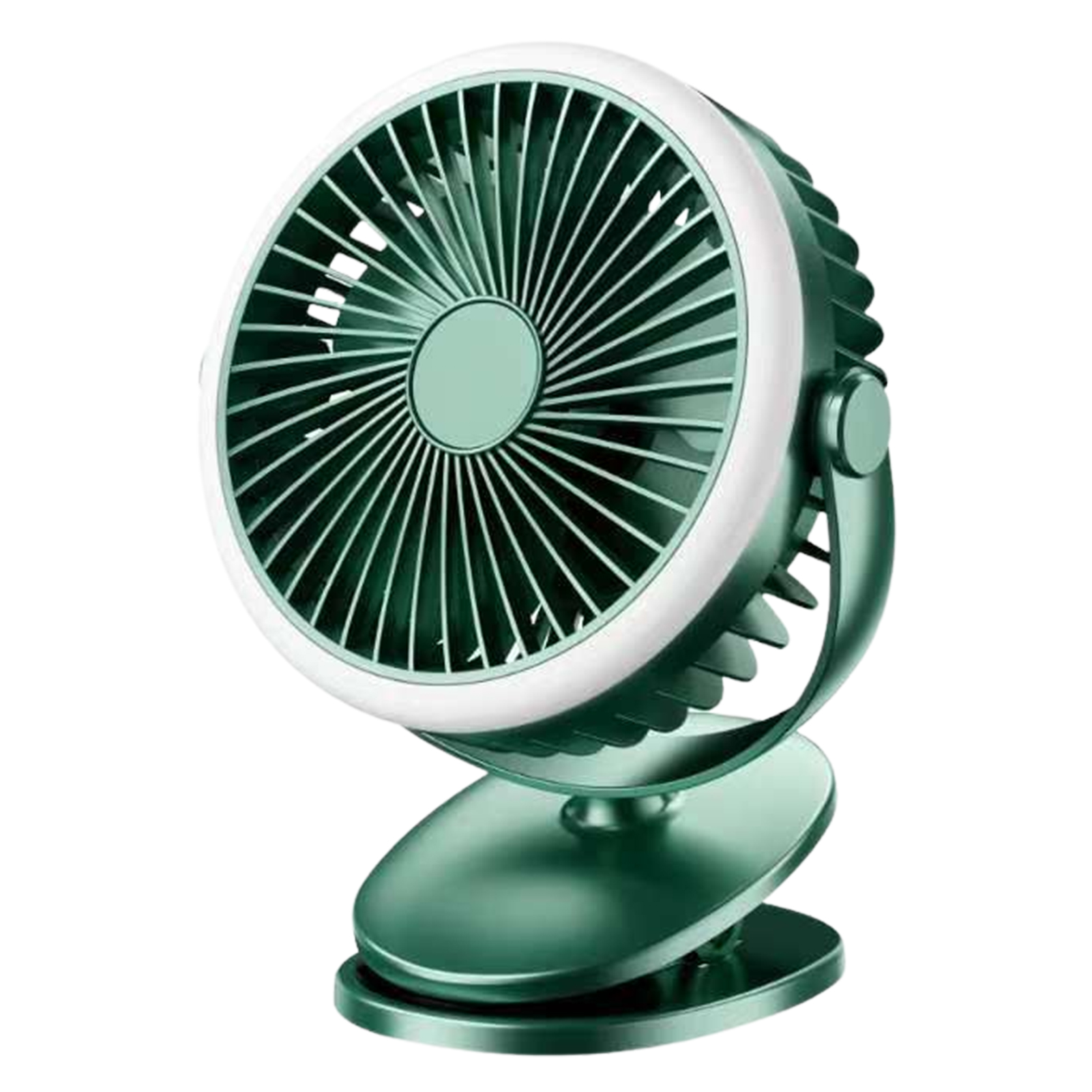 Small Clip on Fan Portable Table Fan with 4 Speeds Wind Adjustment
