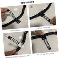 thumbnail image 5 of 50pcs Cable tie Electronic Cable Straps Organizer Hanger Cable Ties Plastic Wire clamp Cable Straps Cord Management clamp Winder Adjustable self- Adhesive Cable tie, 5 of 5