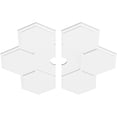 thumbnail image 2 of 40"OD x 4"ID x 14"C x 1"P Daisy Architectural Grade PVC Contemporary Ceiling Medallion, Two Piece, 2 of 11