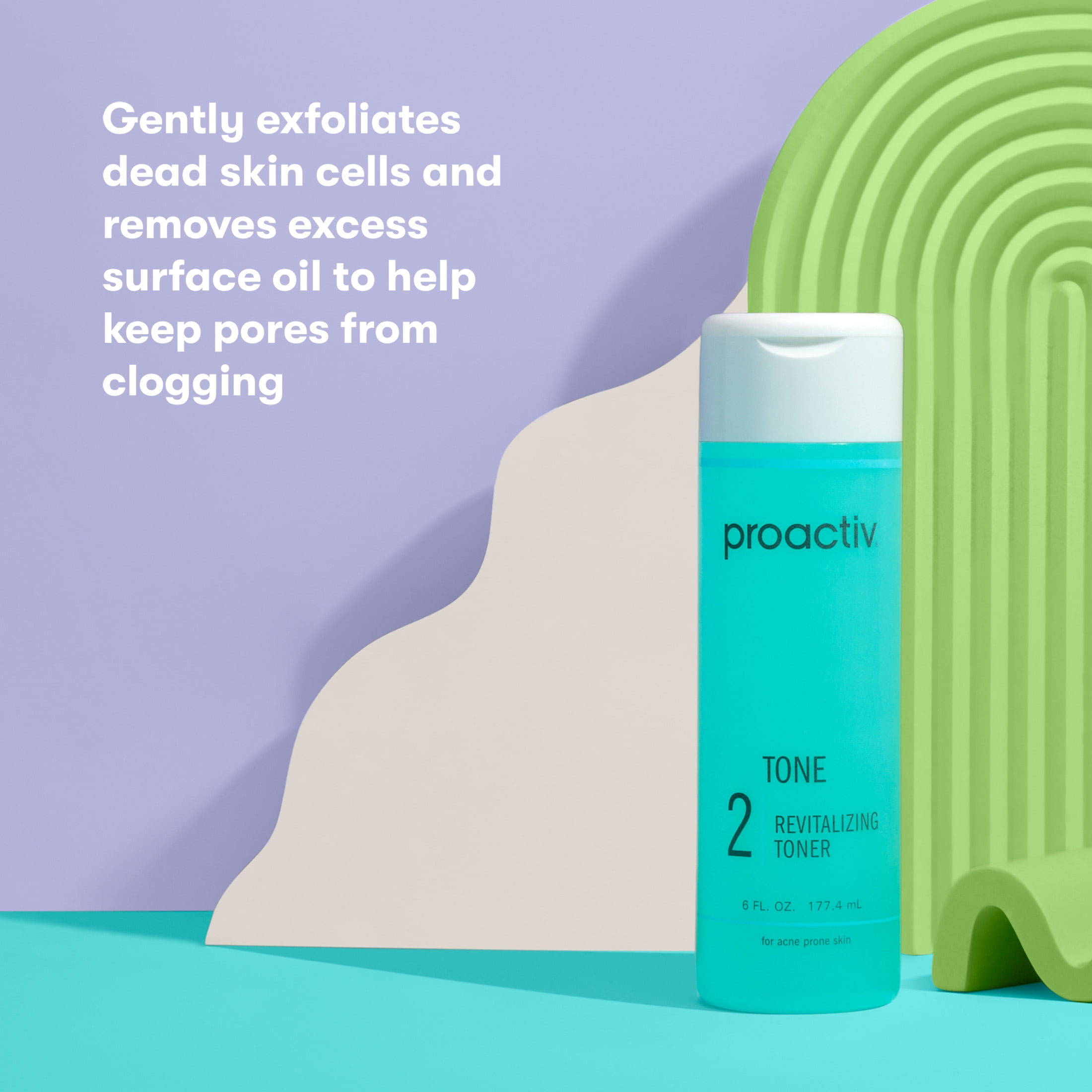 Proactiv Solution Revitalizing Toner, Alcohol Free Toner with Pore Tightening Glycolic Acid and Witch Hazel, 90-Day Supply, 6 Fl Oz