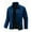Dark Blue, variant on Men's Casual Thin, Form-Fitting Stand-Up Collar Cotton Jacket, Men's Solid-Colored Long-Sleeved Shirt with Cotton and Warm Zipper Jacket, Lightweight for Layering,Black 3XL