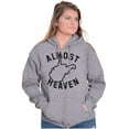 thumbnail image 3 of West Virginia Almost Heaven Vacation Unisex Fleece Graphic Zip Up Hoodie Brisco Brands 2X, 3 of 5