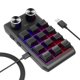 thumbnail image 1 of One-handed mechanical keyboard with 12 programmable keys and RGB lighting for Windows, plug-and-play gaming keyboard (black/white), 1 of 1