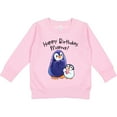 thumbnail image 2 of Inktastic Happy Birthday, Mama Cute Penguins Toddler Sweatshirt, 2 of 4