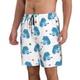 thumbnail image 2 of Salouo Cartoon Poodle Dog Pattern Swim Trunks for Men,Men's Hawaiian Bathing Suit Swimsuits Quick Dry Swimming Board Shorts Beach Shorts with Pockets-Large, 2 of 6