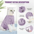 thumbnail image 2 of Changmaius Cat Collar Alternative: Long Sleeve Licking - Protective Recovery Suit for Male & Female Cats After Spay Surgery, Pet Surgical Onesie, 2 of 6
