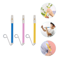 thumbnail image 1 of 3 Pcs Interesting Slide Whistle Toy Blowing Musical Instrument Children’s Childrens Flute For Toddlers Abs Push-pull Flute Kids Assorted Color, 1 of 6