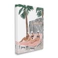thumbnail image 3 of Stupell Industries Girls Lounging Tropical Vacation Coastal Painting Gallery Wrapped Canvas Print Wall Art, 3 of 5