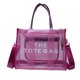 thumbnail image 1 of Btafrte Bolsos Mano Con Letras Transparentes Bolso Cruzado PVC para Mujer (rosa Roja), 1 of 9
