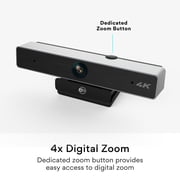 MEE audio 4K Ultra HD Professional Webcam with Wide Angle Lens, 4x Digital Zoom, and Dual Active Noise Cancelling Microphones for Conference Use