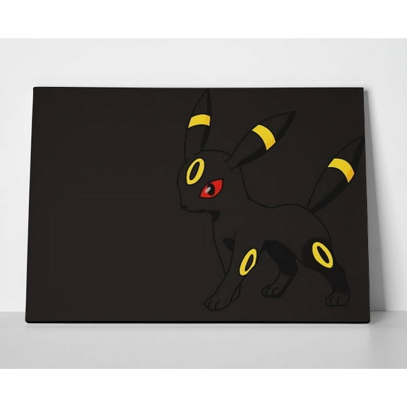 Umbreon Pokemon Poster or Wrapped Canvas