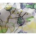 thumbnail image 5 of oneOone Viscose Chiffon Yellow Fabric Florals Craft Projects Decor Fabric Printed By The Yard 42 Inch Wide, 5 of 6