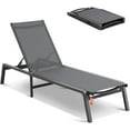 thumbnail image 2 of Ensemble de Chaises Longues d'Extérieur, Capacité de Poids, Chaise Pliable pour Bronzage au Soleil, Positions Ajustables, Assemblage Facile, Fauteuil Inclinable de Piscine en Aluminium, Chaises Longues pour Plage, Cour, Patio, 2 of 4