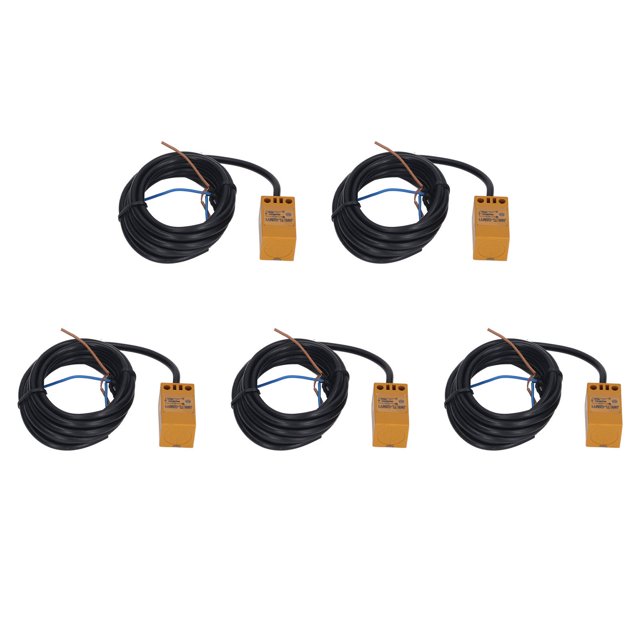 Sensor De Proximidad, Interruptor De Proximidad De 5 Piezas NPN Normalmente Cerrado IP65 28 Hz Sensor De Proximidad De Frecuencia De Trabajo 90-250 VCA 100 MA