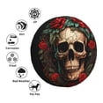 thumbnail image 5 of ZNDUO Human Skull Crown Cartoon Pattern Spare Tire Cover, Universal Spare Tire Wheel Covers 14 inch, 5 of 8