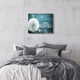 thumbnail image 4 of Farmhouse Just Breathe Wall Art Teal Dandelion Wall Art For Living Room Bedroom Bathroom Decor White Flower Flora Dandelion Pictures Canvas Prints Artwork Framed Ready To Hang 12x16 Inch, 4 of 7