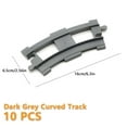 thumbnail image 5 of Train Track Series Compatible With DUPLO 10874 10872 10882 Large Brick Accessories Straight Curved Track Expansion For Kid DIY 4PCS Switch Track L, 5 of 5