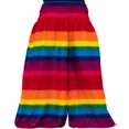 thumbnail image 2 of Pantalons de Plage Boho pour Femmes Taille Haute Décontractée Ample Évasée Jambe Grand Droite Imprimée Pantalons de Plage, 2 of 7