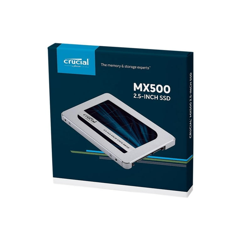 Disque dur SSD interne MX500-jusqu'à 560 Mo/s 500Go CT500MX500SSD1 (3D  NAND, SATA, 2,5 pouces) – Crucial – Zone Affaire