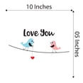 thumbnail image 4 of Children Love You Cute Cartoon Wall Decal Decoration Inspirational Decal Wall Quote Love Wall Art Lasts Years and Easily Removable - Size: 10 In(W) x 5 In(H), 4 of 5