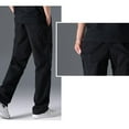 thumbnail image 6 of Men's Cargo Pants Tactical Waterproof Lightweight Athletic Pant Hiking Outdoor Zipper Trousers with Multiple Pockets Black XXL, 6 of 9