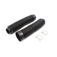 thumbnail image 1 of Unique Bargains 2PCS Black 20 Knots Shockproof Shock Absorbers Boot Dust Cover for Motorcycle, 1 of 3
