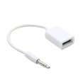 thumbnail image 1 of Flmtop Câble Audio Convertisseur Auto USB Femelle vers Jack 3.5mm aux Mâle, 1 of 9