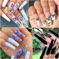 thumbnail image 3 of HZKAICUN Butterfly Nail Decals for Nail Art Nail Supplies Stickers Water Transfer Nail Decals Nail Decorations for Nails Supply Watermark DIY Colorful Art Foils for Nails Design30 Sheets, 3 of 7