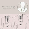 thumbnail image 5 of 18K Gold Plated Sterling Silver Necklace - 1mm Box Chain - Hypoallergenic and Tarnish Resistant - Classic Design and Comfortable Fit - 36" - By Kezef Creations, 5 of 7