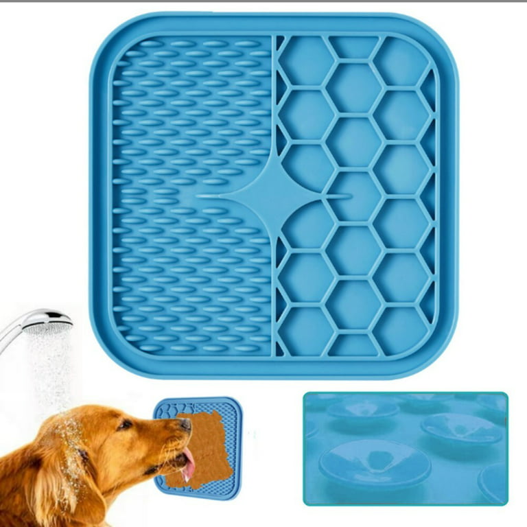 GoXteam 2PCS Licking Mat for Dogs and Cats, Lick Mats with Suction Cups for  Dog Anxiety Relief, Cat Peanut Butter Lick Pad for Boredom Reducer, Dog  Treat Mat Perfect for Bathing Grooming 