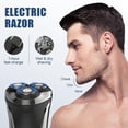 thumbnail image 4 of Snapbuy Electric Razor for Men, Snapbuy Electric Razor Pro of Father, 4D Floating Head Rotary Shaver, Ipx7 Waterproof Electrical Razors, Wet & Dry Rechargeable Electrical Shaver LCD Display (Black), 4 of 9