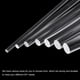 thumbnail image 3 of Uxcell 25 Pcs Varillas Redondas de Acrílico 1/4" x 12" Varillas de Dowel de Acrílico Transparentes - 6mm x 300mm, 3 of 5