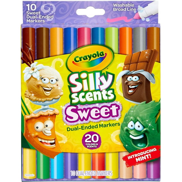 Marcadores de doble extremo Crayola Silly Scents Marcadores