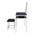 thumbnail image 1 of Ensemble coiffeuse Carenze ACME fini noir et chrome, 1 of 3