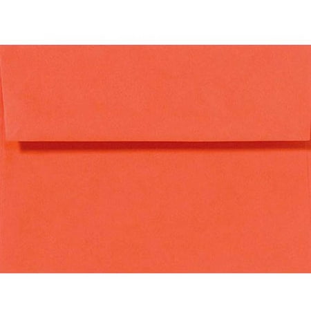 A4 Invitation Envelopes w/Peel & Press (4 1/4 x 6 1/4) - Tangerine Orange (1000 Qty.)