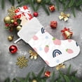 thumbnail image 6 of Coolnut Strawberry Christmas Stocking Personalized Large Candy Stocking, Xmas Stockings Decoration Hanging Gift for Family Holiday Party Ornaments Decor Fireplace, 6 of 7