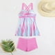 thumbnail image 5 of Trajes de Baño de Bikini de Mujer Grande Impresión Dividida Traje de Baño Falda de Dos Piezas, Bikini de Playa Sexy para el Verano, 5 of 9