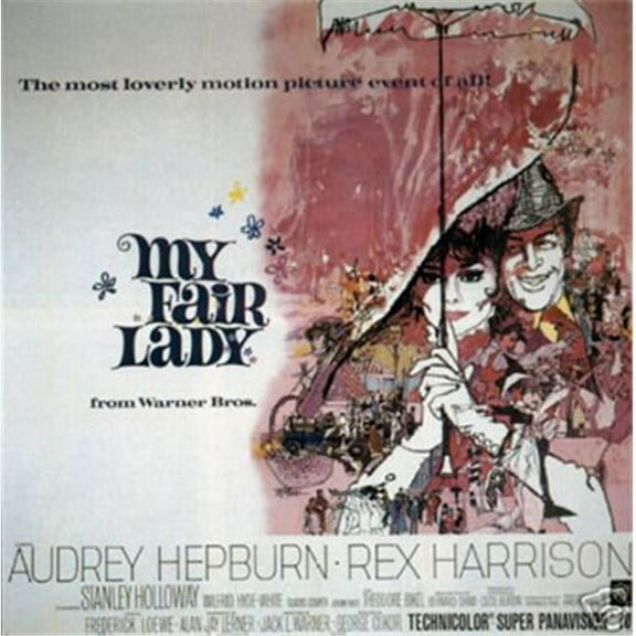 Hot Stuff Enterprise 5834-12x18-LM My Fair Lady Audrey Hepburn Poster
