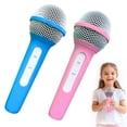 thumbnail image 2 of AOOOWER Party Practice Microphone Microphone Model Simulate Speech Model Toy Fake Microphone Karaoke Stage Costume Mic, 2 of 13