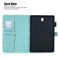 thumbnail image 3 of Galaxy Tab S4 10.5 2018 Case, Allytech Emboss Butterfly Dianmond PU Leather Cover Folio Case Stand with Cash Card Slots for Samsung Galaxy Tab S4 10.5 SM-T830/T835/T837 2018 Model, Green, 3 of 7